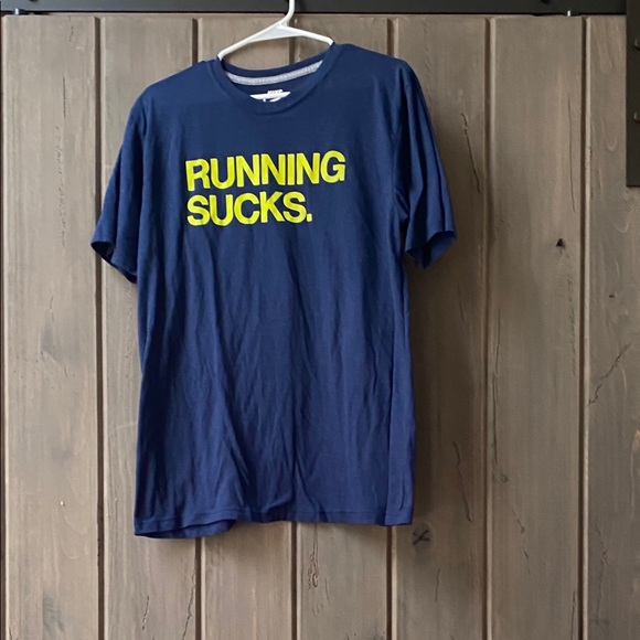 Nike Tops | Running Sucks Nike T Shirt | Poshmark